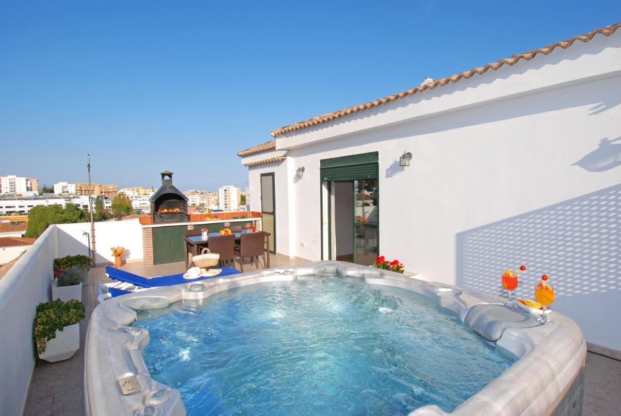 Апартаменты Isla De Benalmadena 1, Jacuzzi, 80M From The Sea, Ac, Bbq, Private Parking, Big Terrace Экстерьер фото